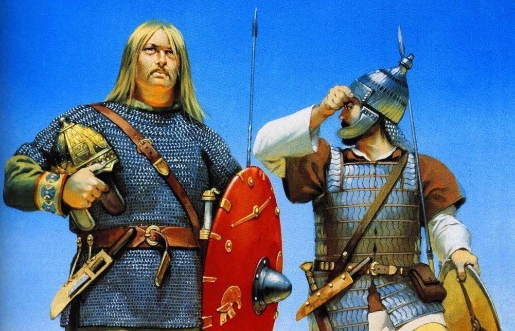 Вандал и алан, современная иллюстрация