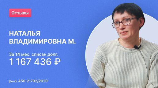 Наталья Владимировна М. (Номер дела: А56-21792/2020)