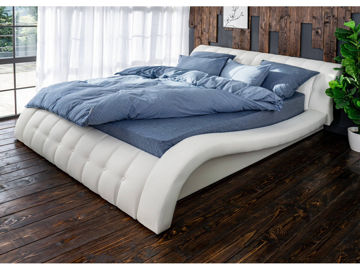 Кровать "Мадрид" белая 160х200 см