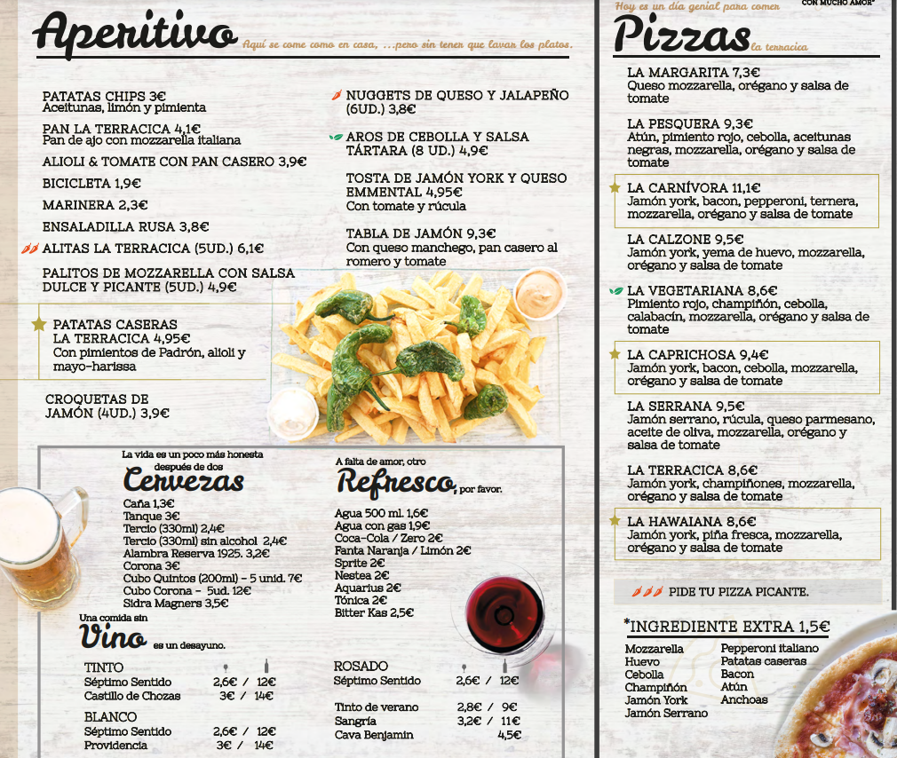 Цены на кафе в Торревьехе