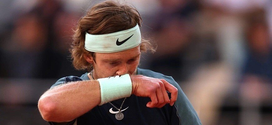 Российский теннисист Андрей Рублёв championat.com