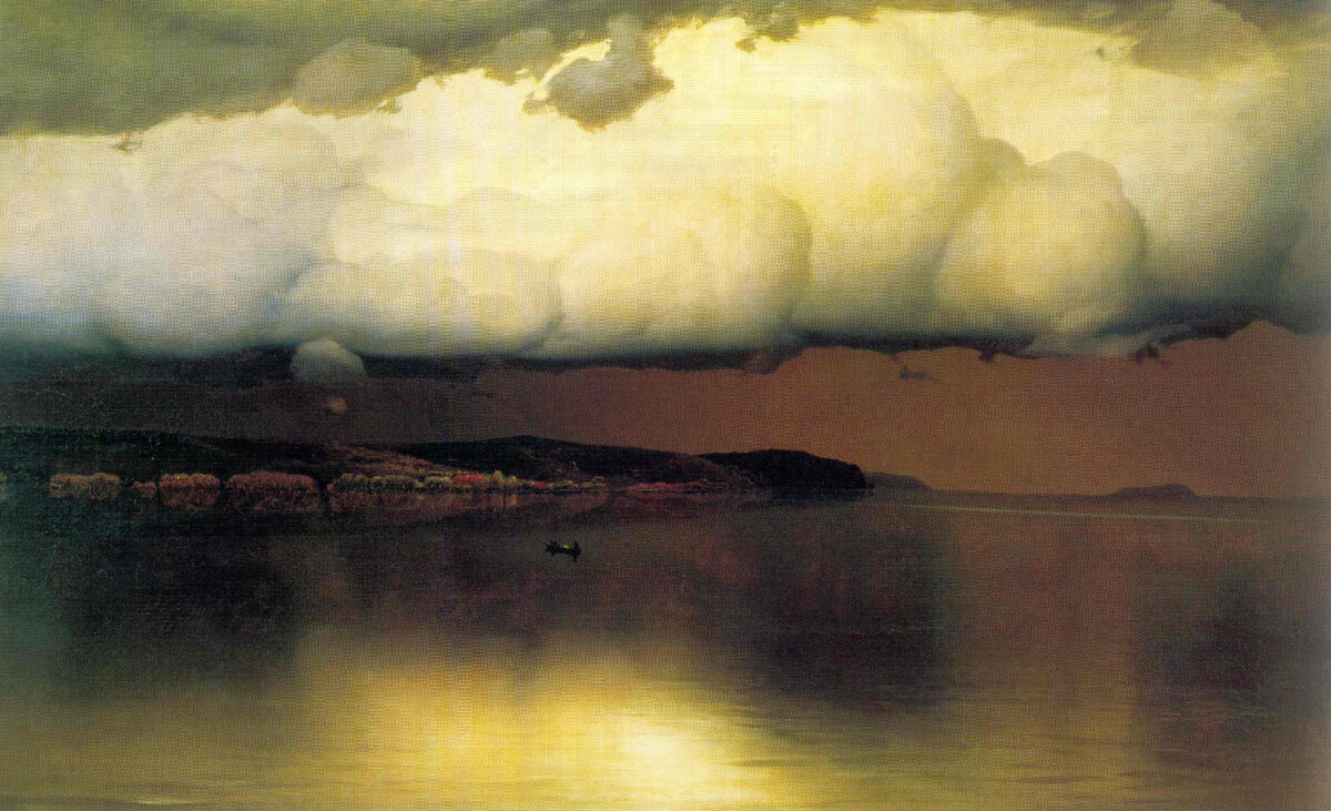 " Притихло" 1890г.