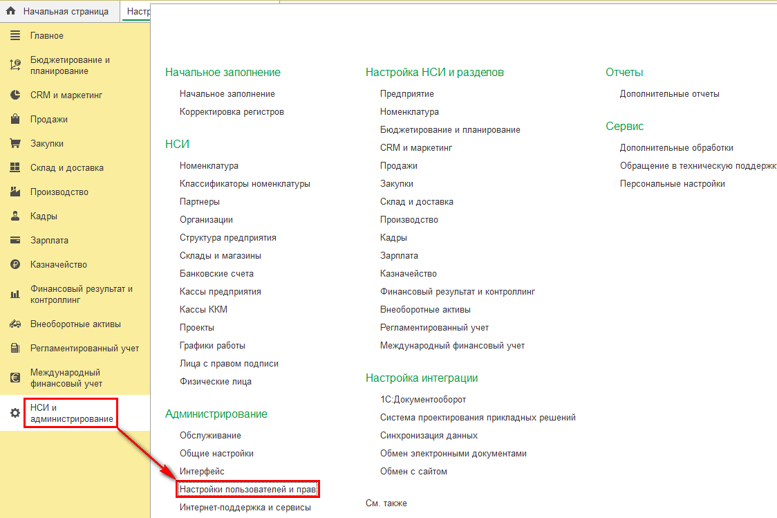 НСИ и админист