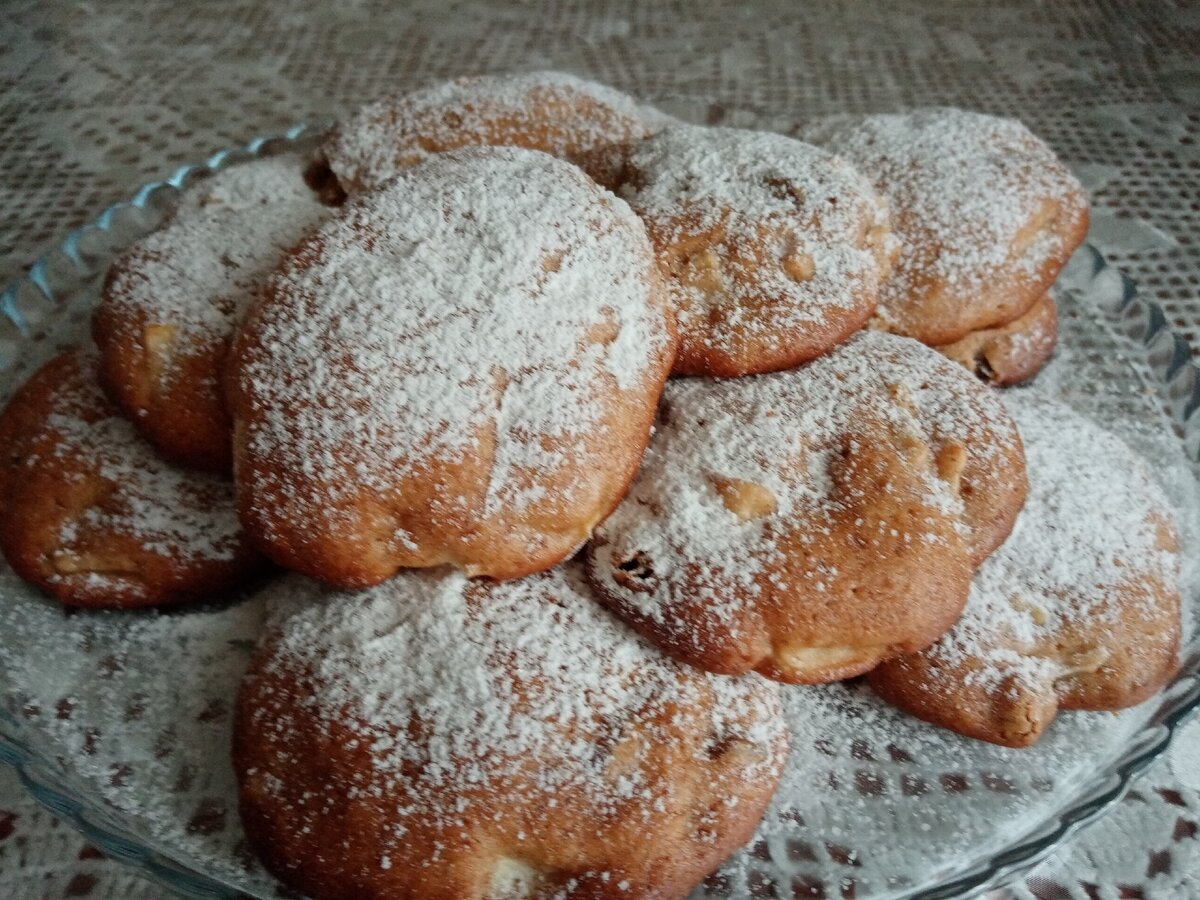Нежное печенье с яблоком