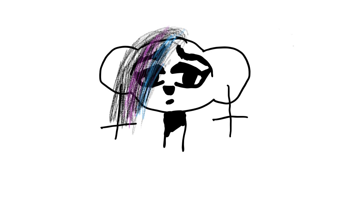 Тут я решил сделать сочетание разных кистей)))