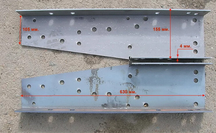 усилитель рамы газ 3302