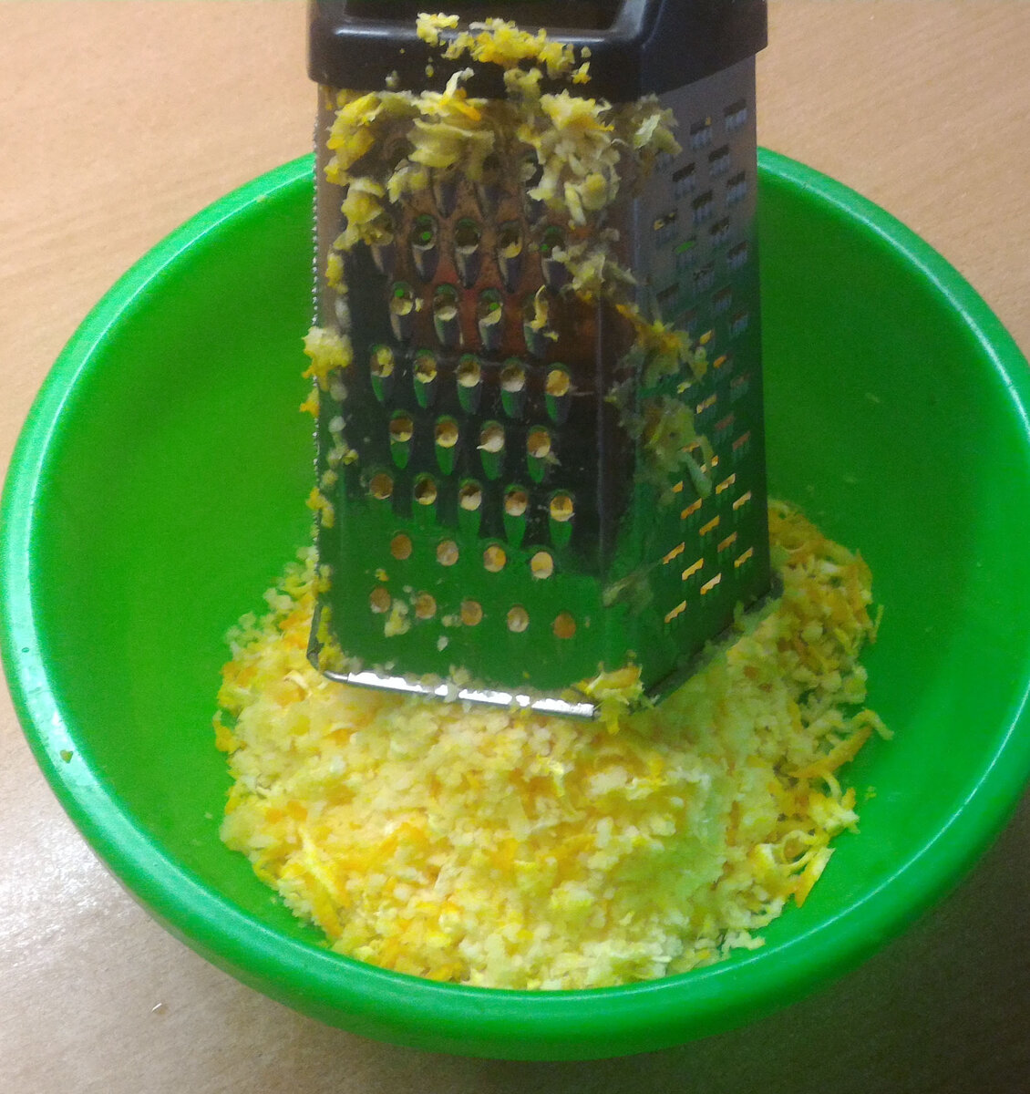 Процесс натирания