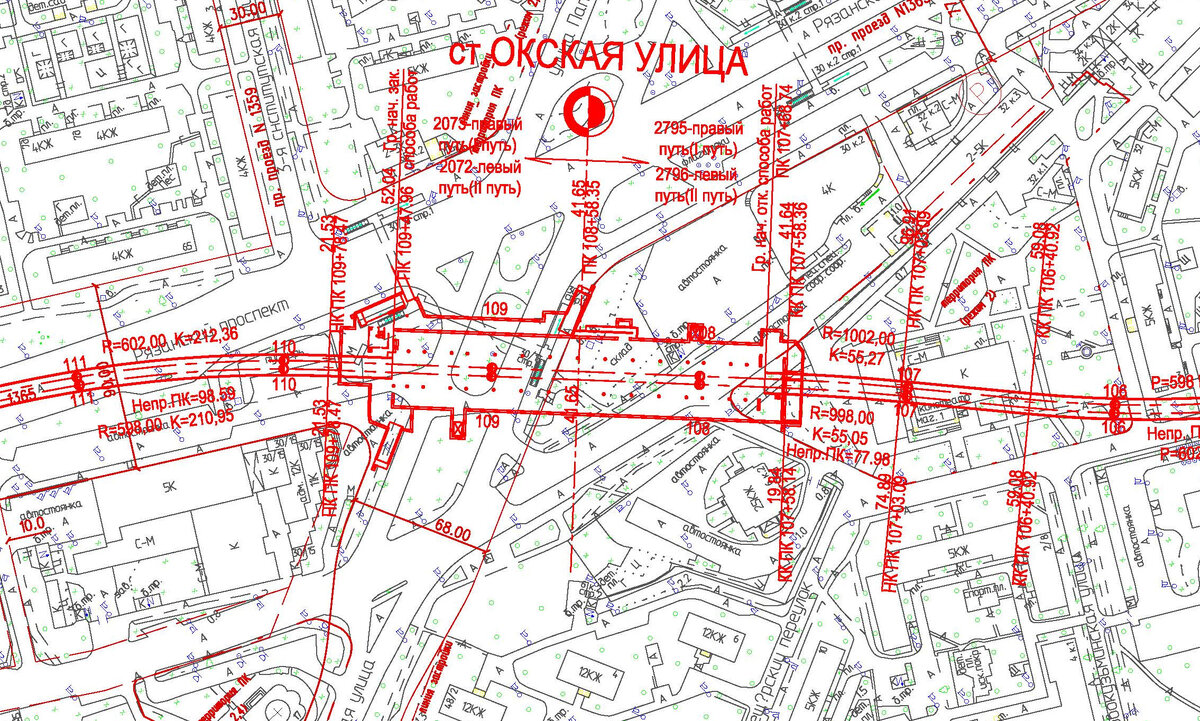 Метро окская на схеме метро москвы станция окская