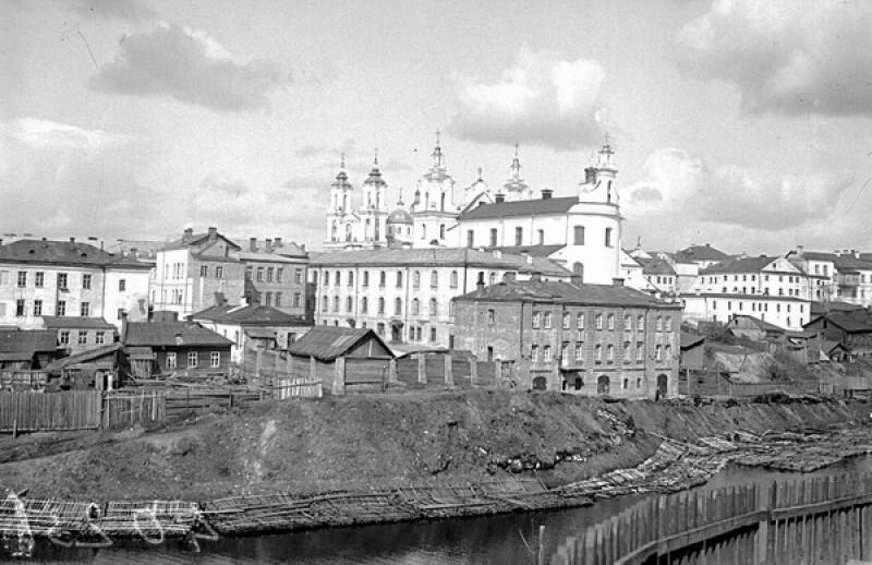 Подлога со стороны Витьбы в начале ХХ века. Фото из «Витебской энциклопедии»