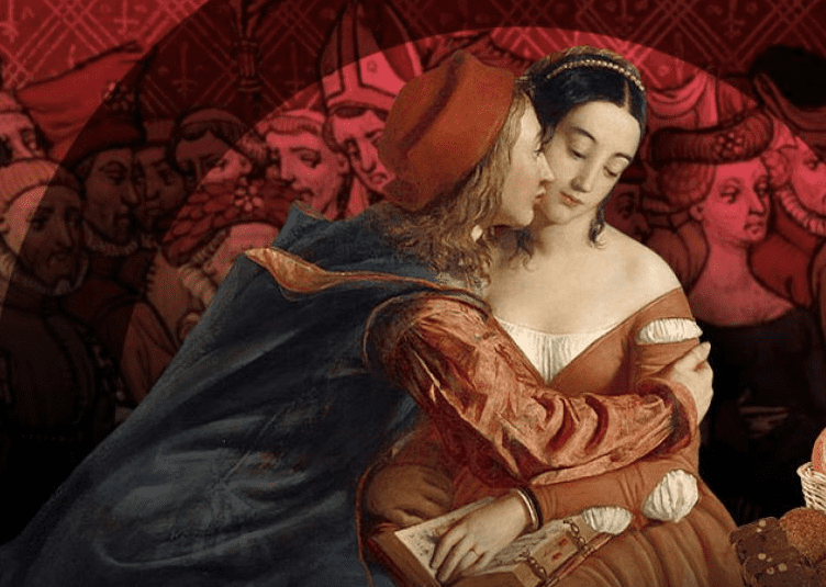 Средневековые девушки были скромными и добродетельными.