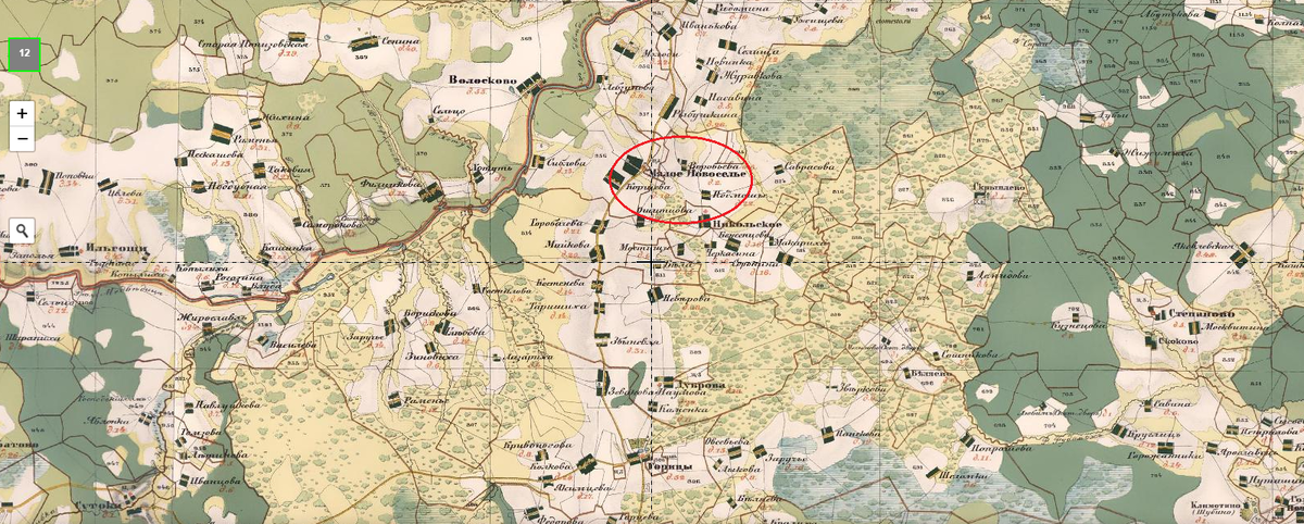 карта 1853 года