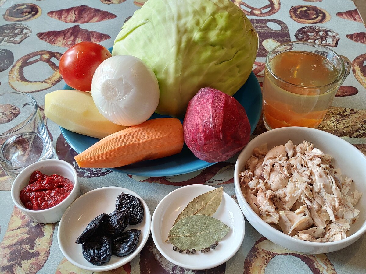 Мой набор для борща
