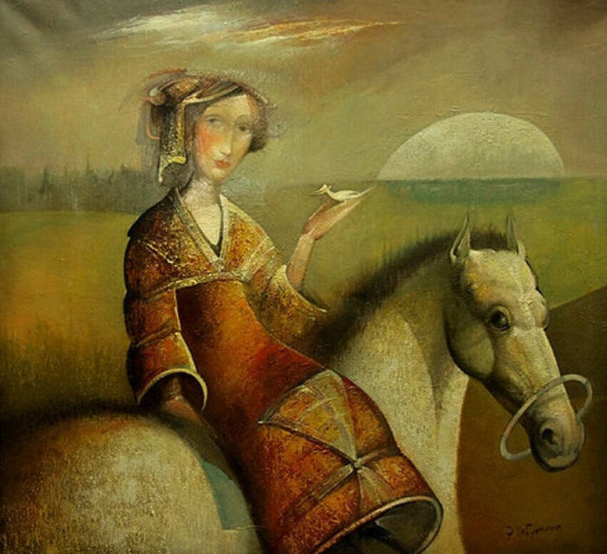 Картины эмзар хабулиани