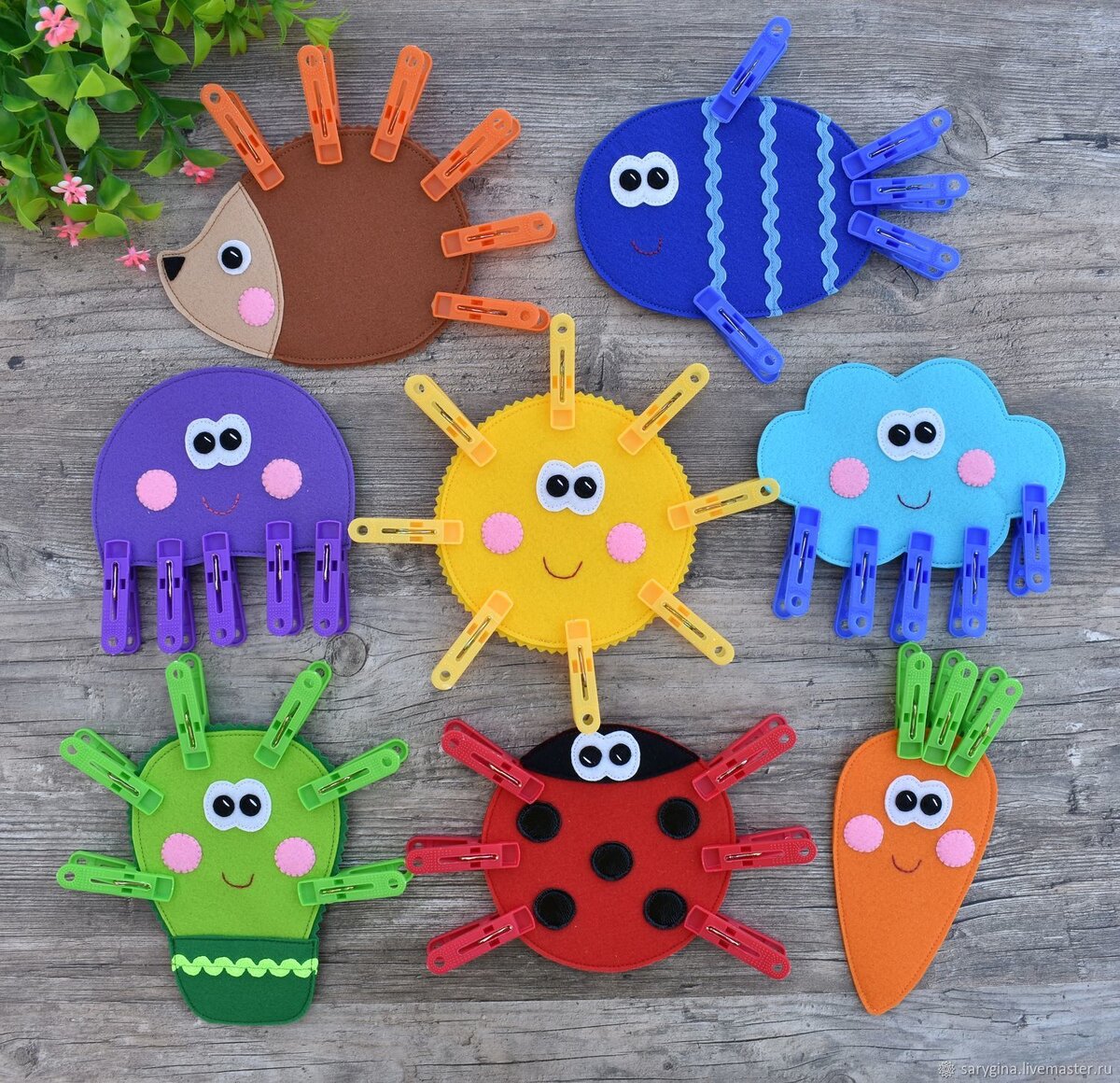 Примеры использования волшебных прищепок 2. Фото взято из Интернета