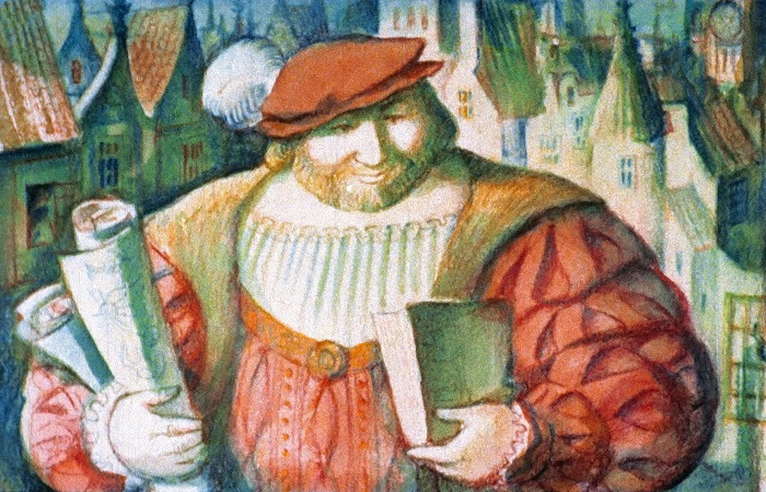 иллюстрация к произведению Рабле "Гаргантюа и Пантагрюэль"