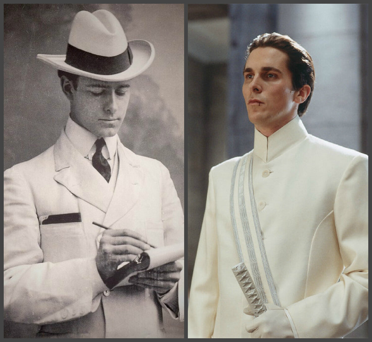 Старинное фото и кадр из фильма "Эквилибриум". Это все классика