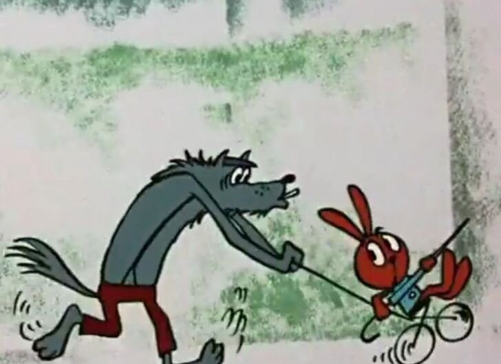 Так выглядели первые серии знаменитого мультфильма.