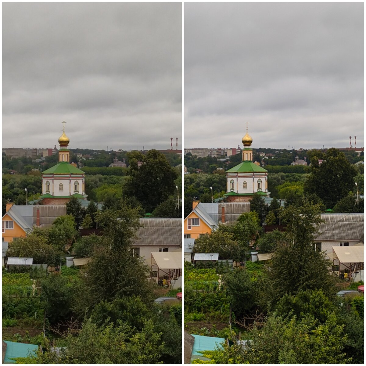 Фото с включенным HDR справа. Снято на Гугл камеру