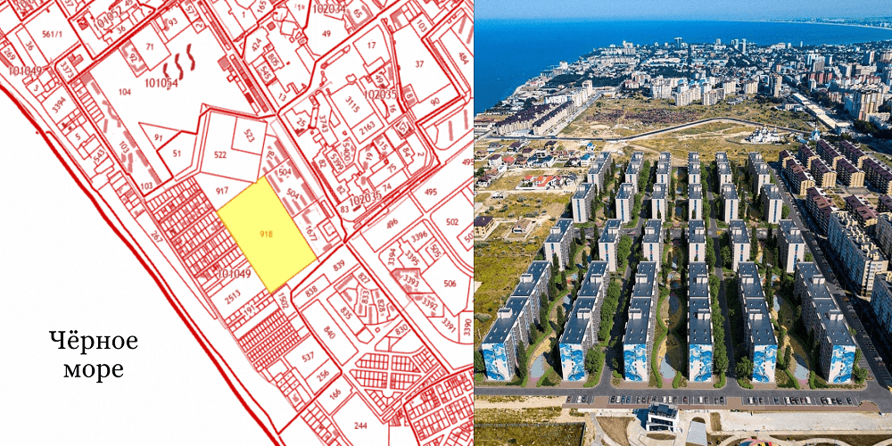 План застройки горгиппии в анапе