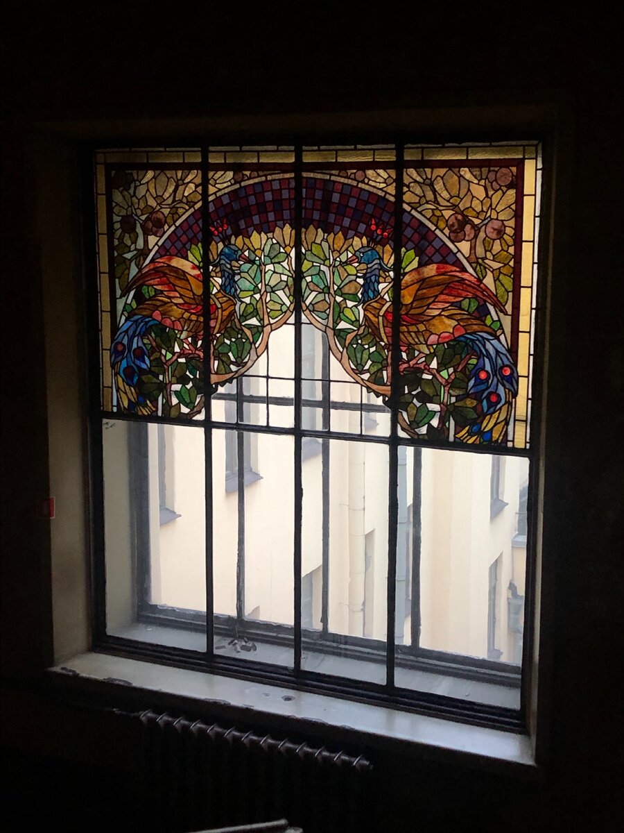 Из личного архива - витраж парадной