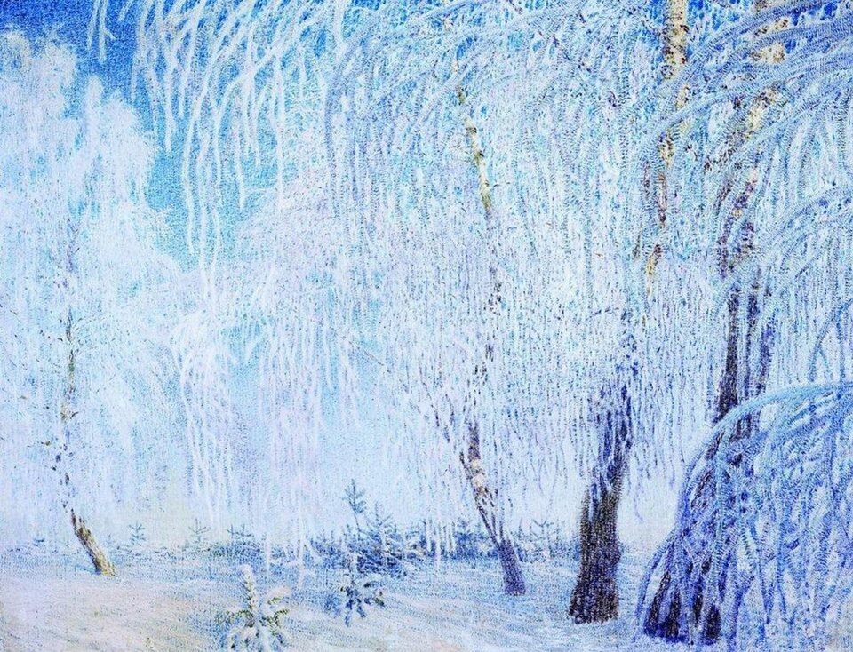 Игорь Грабарь. "Иней". 1905 г.