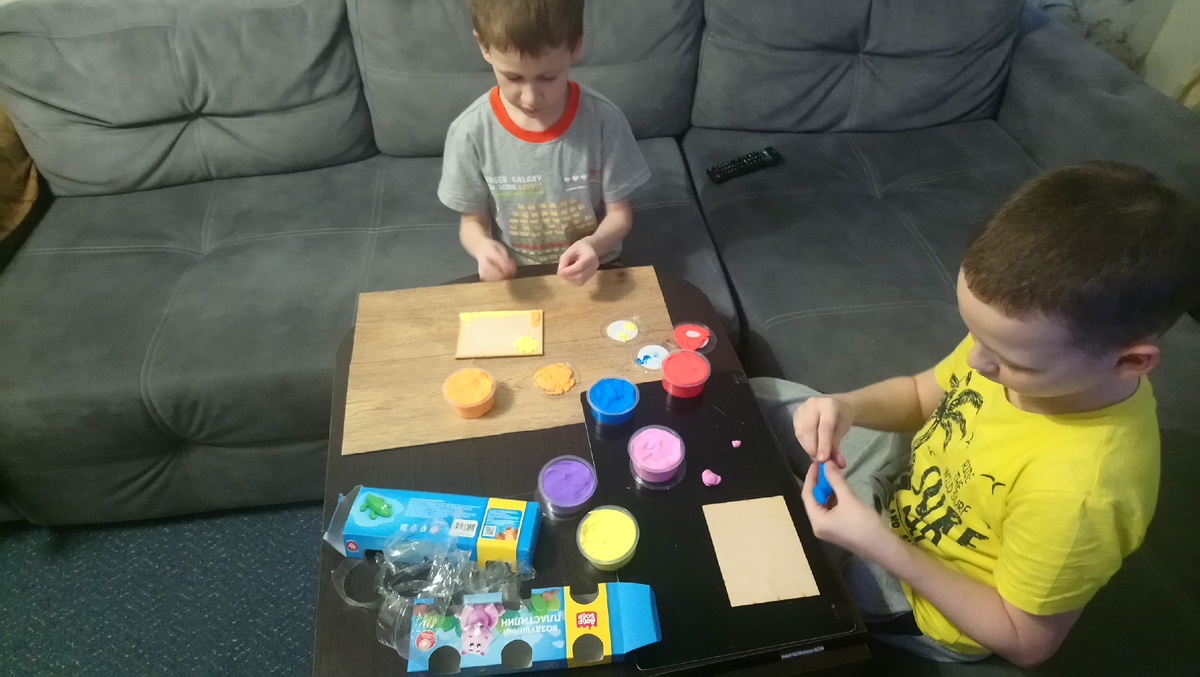 из быстровысыхающего пластилина