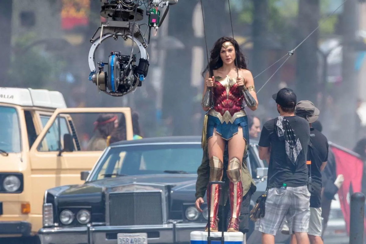 Съемки «Чудо-женщины 1984»