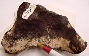 : образец железа из метеорита 