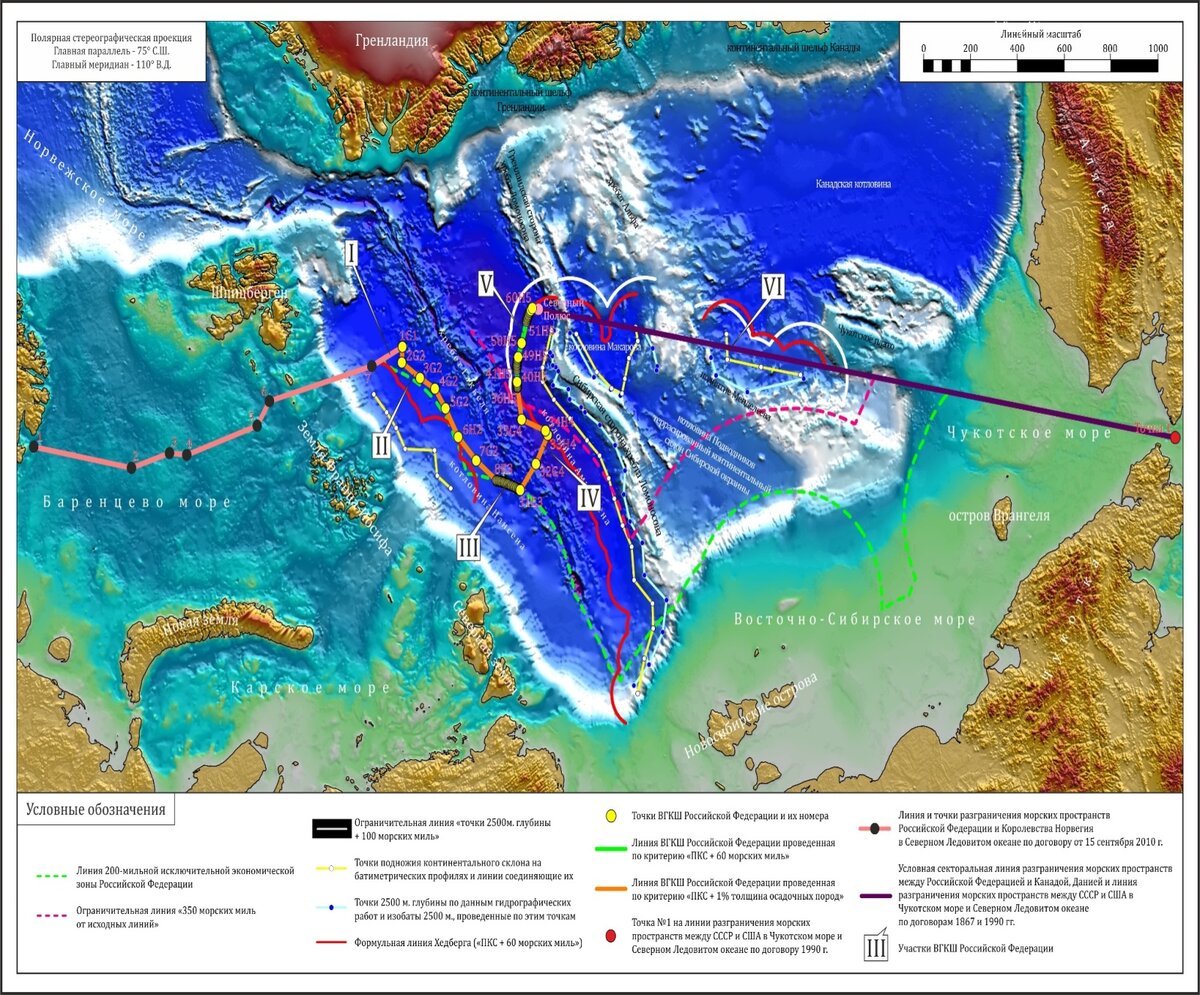 Континентальный шельф россии схема