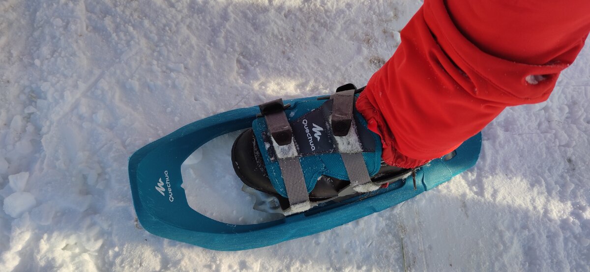 Снегоступы  Queсhua inuit 450 на ботинке 46 размера.