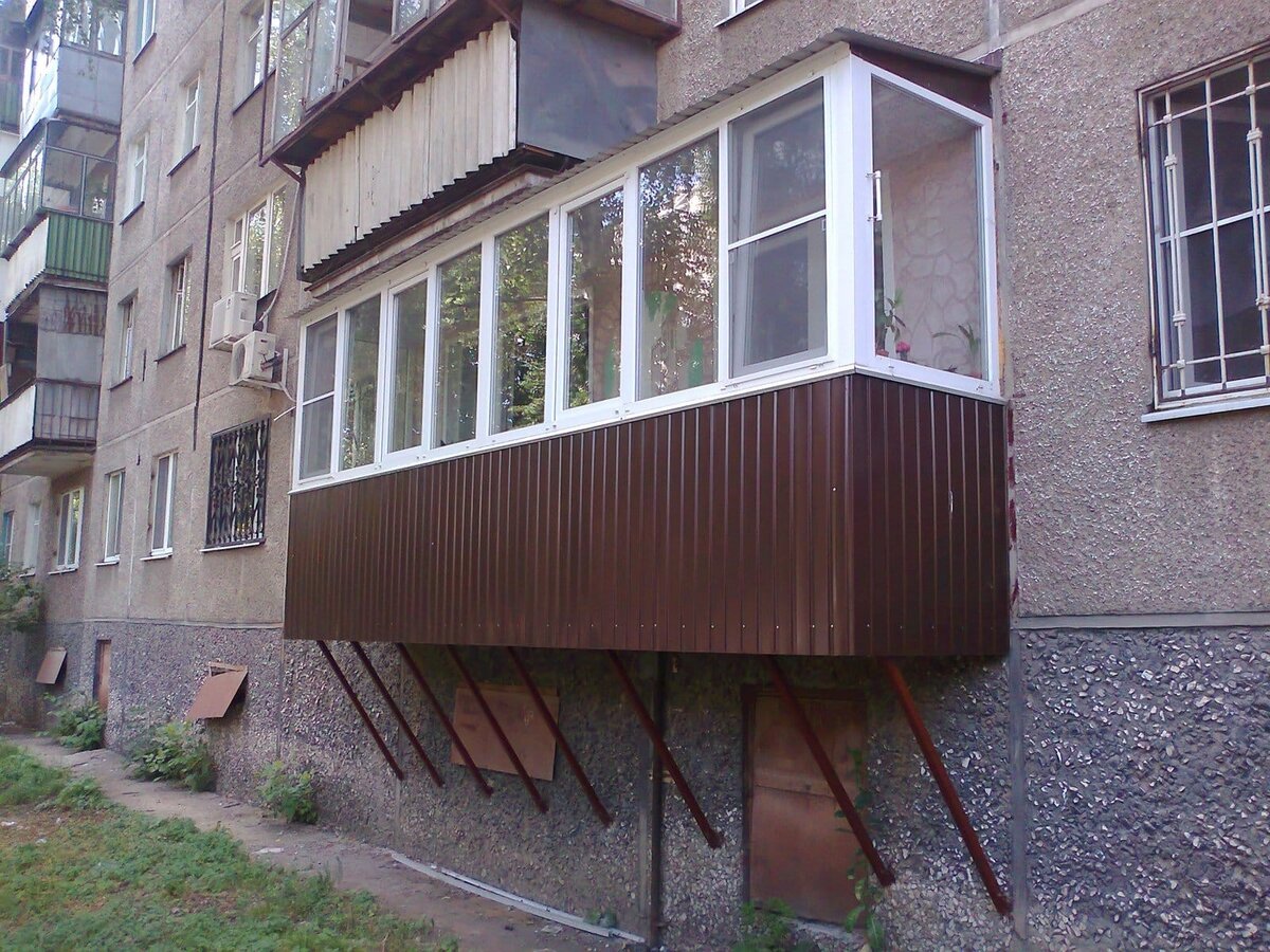 балконы увеличение площади