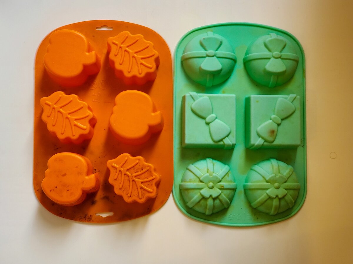 Чем более разнообразные силиконовые формы , тем интереснее результат