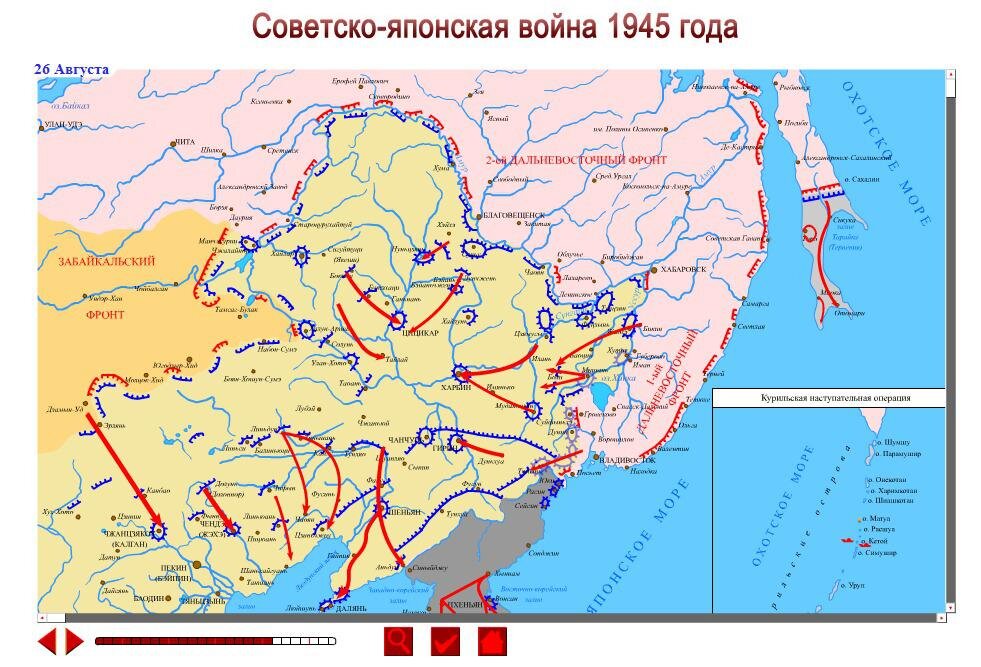 2 дальневосточный фронт карта