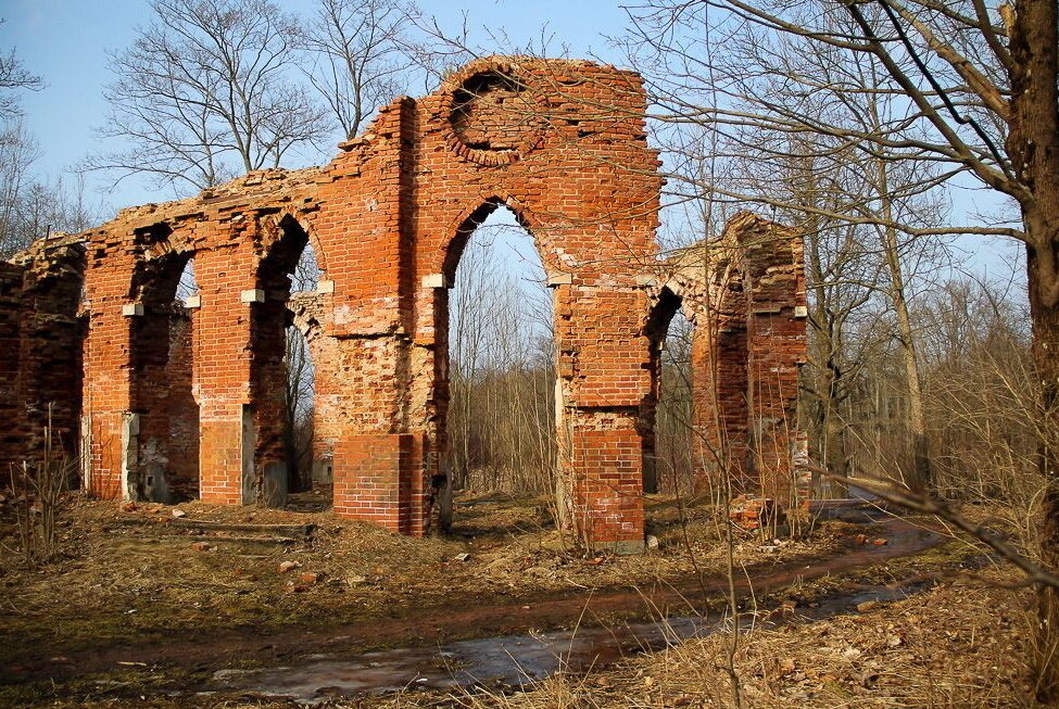 Руины Баболовского дворца. Фото: pikabu.ru