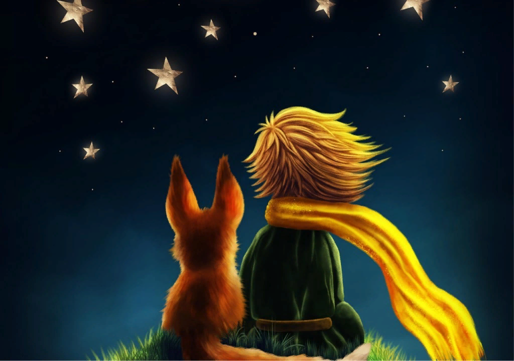 иллюстрация к сказке "Маленький принц" Антуана де Сент-Экзюпери (найдена на просторах интернета)