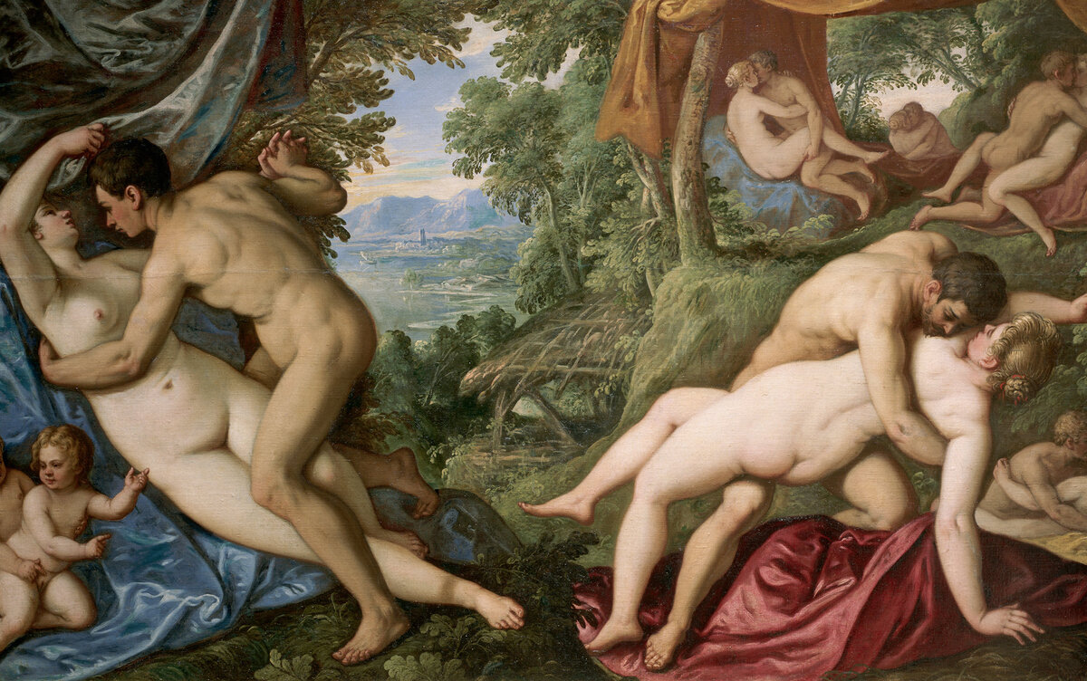 Любовники (около 1585) Паоло Фьямминго. Предоставлено Heritage Images / Getty