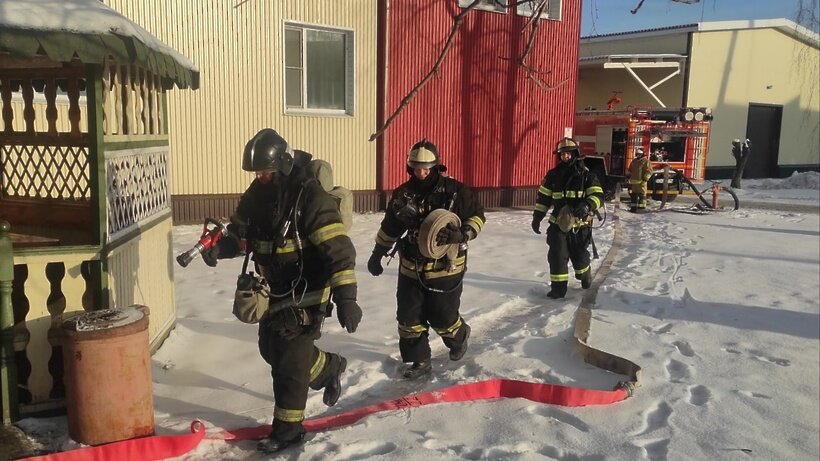    Тактические учения «Мособлпожспаса» в Богородском округе © Telegram-канал «ГКУ МО «Мособлпожспас»