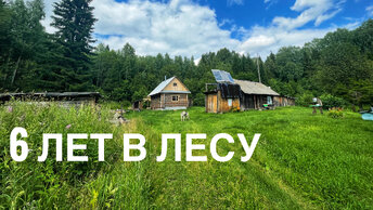 6 лет в лесу. Заимка в глубинке леса. Он создал все удобства. Жизнь наедине с природой [ч.4]