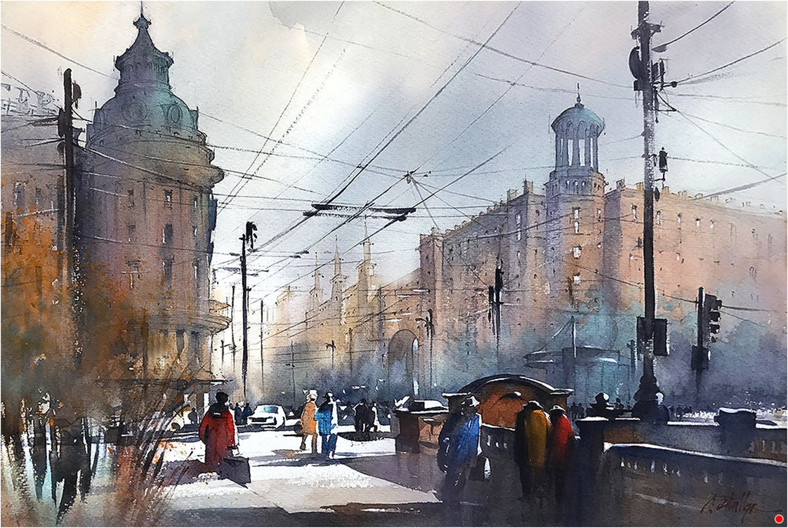 Томас Уэллс Шаллер. Зимний свет. Москва.                           https://www.thomasschaller.com/portfolio-viewer?collection=76931#lg=1&artworkId=2549527
