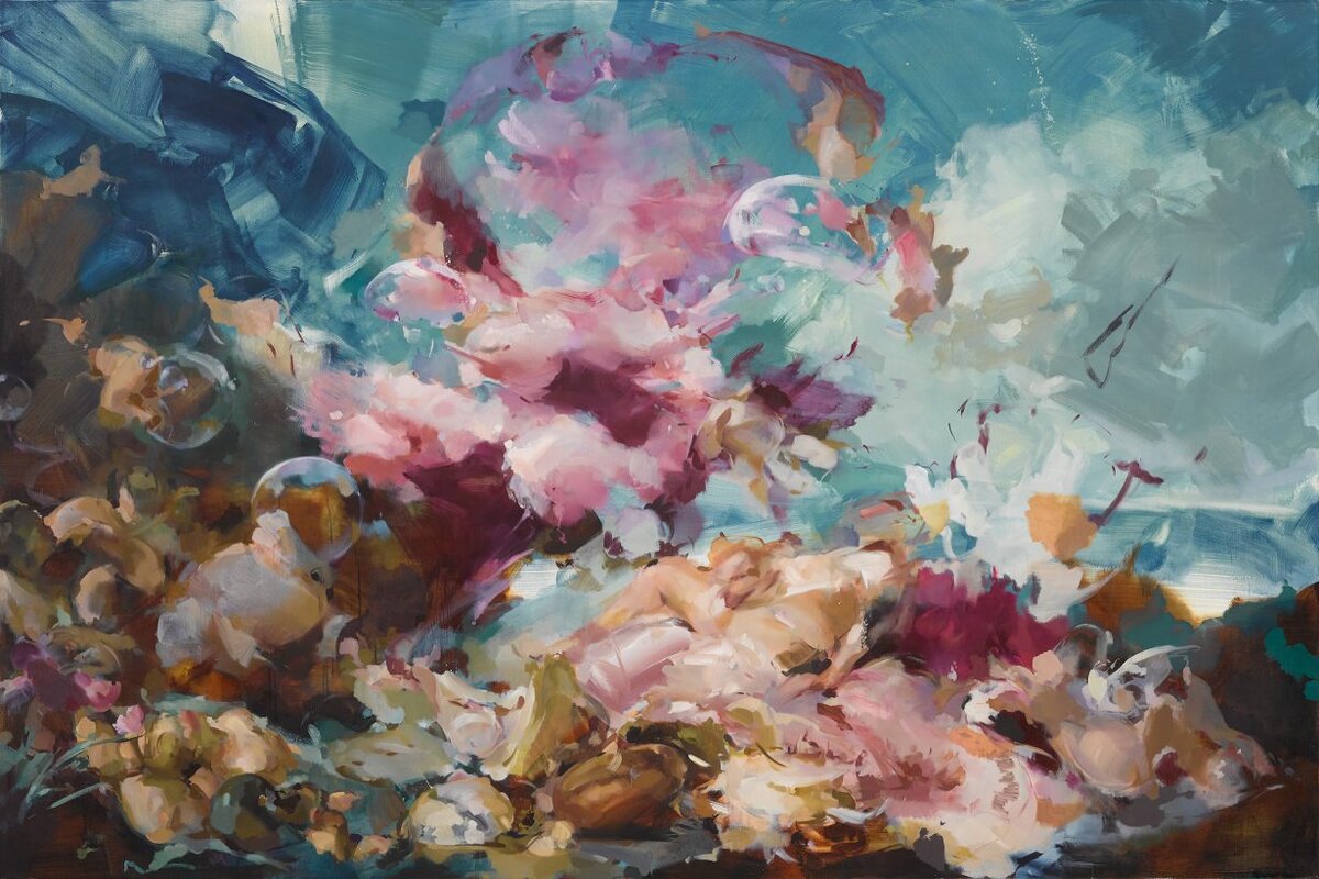 Флора ЮХНОВИЧ Вероятно, это у нее врожденное. 2022 Фото: Victoria Miro
Источник: artreview.com

