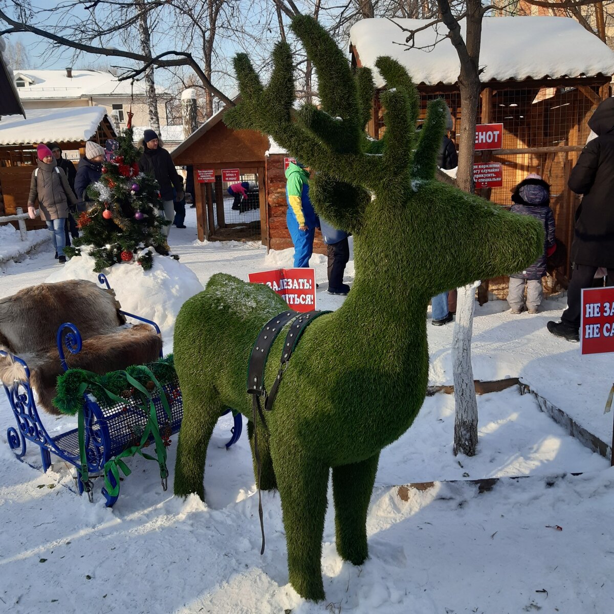 Скульптура оленя. Фото автора канала.