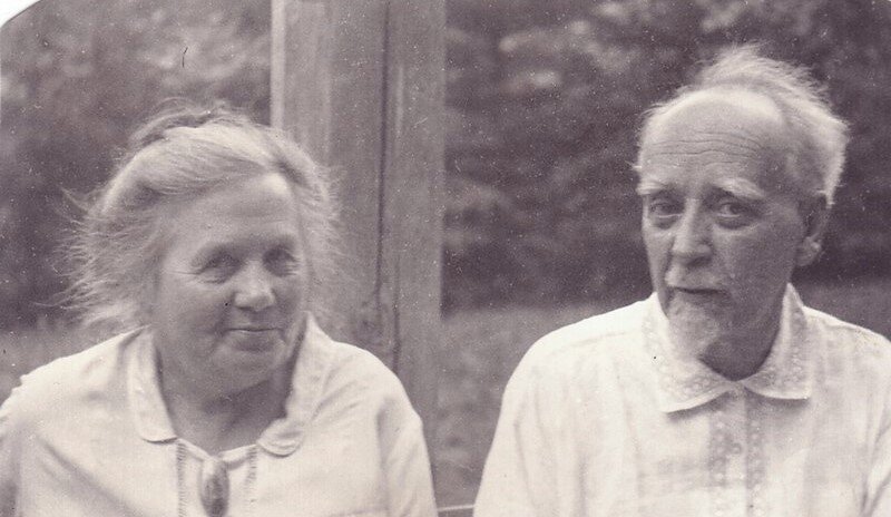 Г.М. Кржижановский с женой. 1938 г.