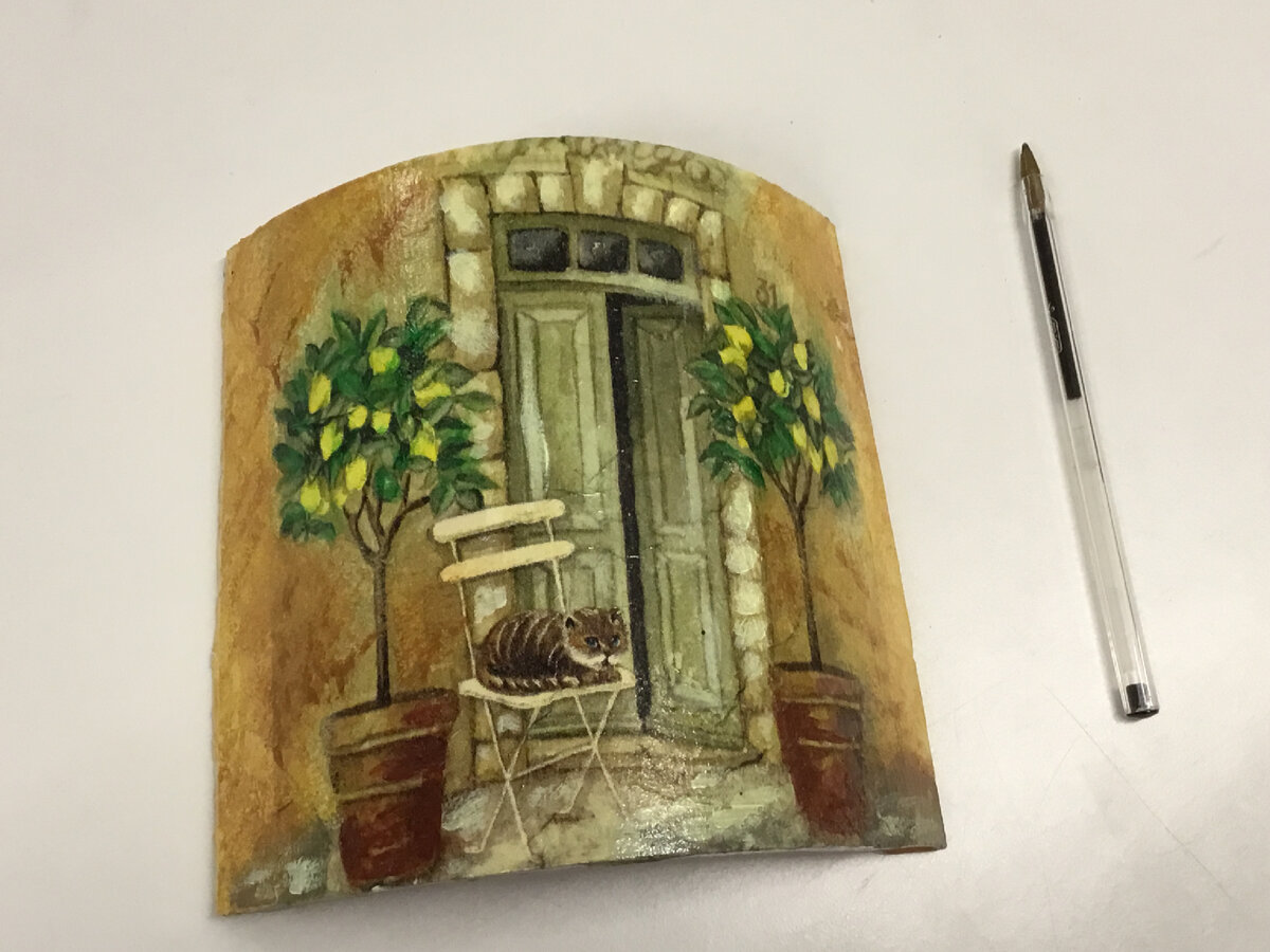 Угадайте на чем нарисована эта картина.