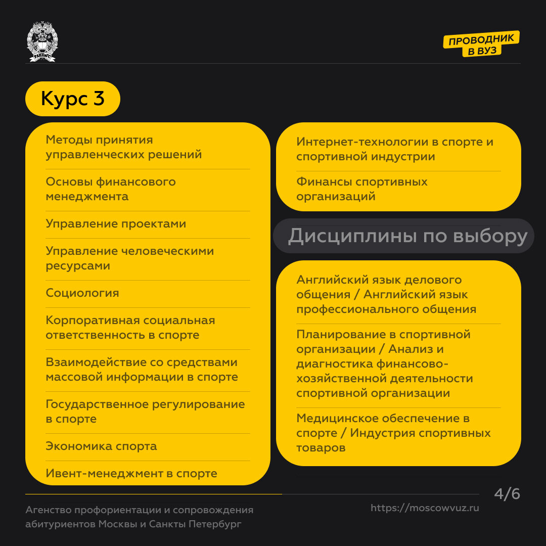 Менеджмент в спортивной индустрии в Президентской академии. | Проводник в  вуз | Дзен