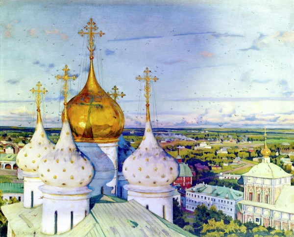 Константин Юон. Купола и ласточки