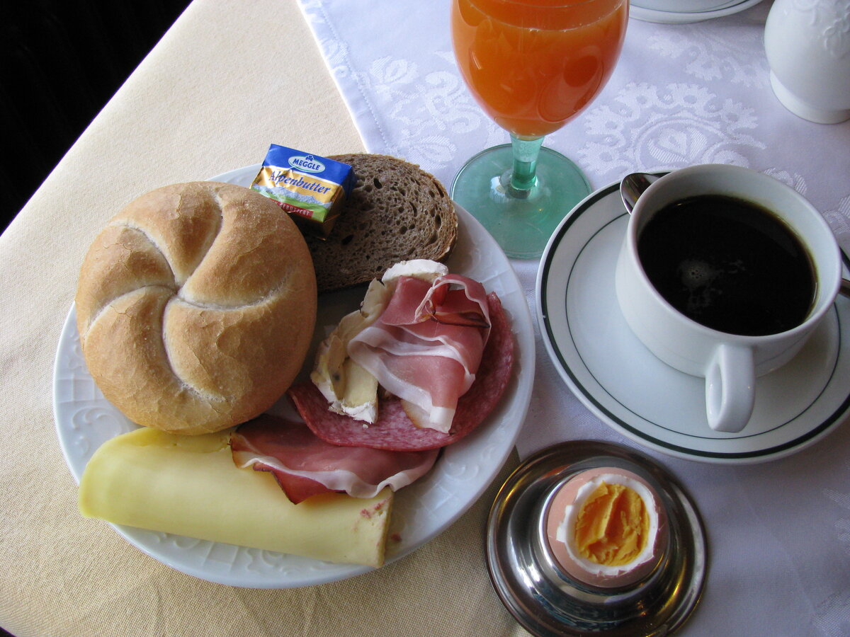 Завтрак в германии