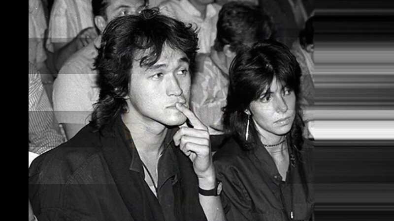 Виктор Цой и Наталья Разлогова. Фото из открытого доступа.