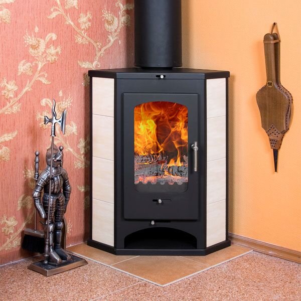 Изысканные угловые конструкции печей – каминов | Fire Place | Дзен