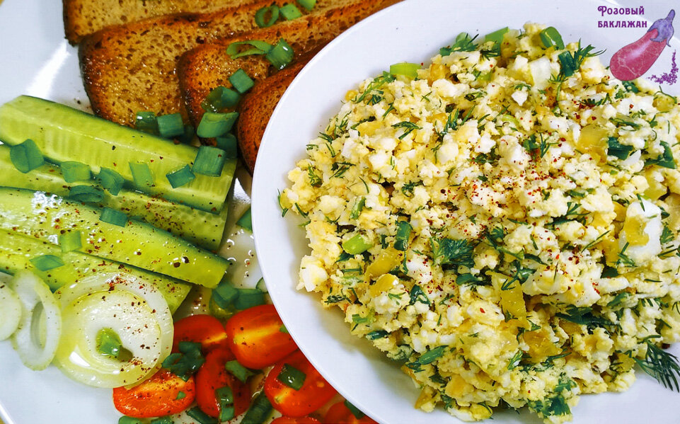 Три варианта из яиц в одном рецепте