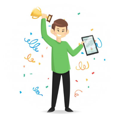 Успех- это быть открытым для получения.